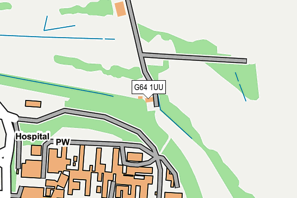 G64 1UU map - OS OpenMap – Local (Ordnance Survey)