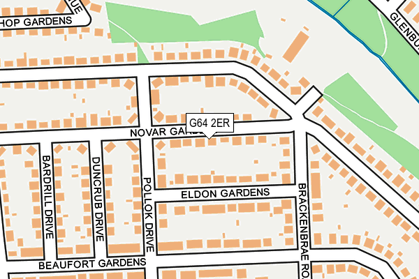 G64 2ER map - OS OpenMap – Local (Ordnance Survey)