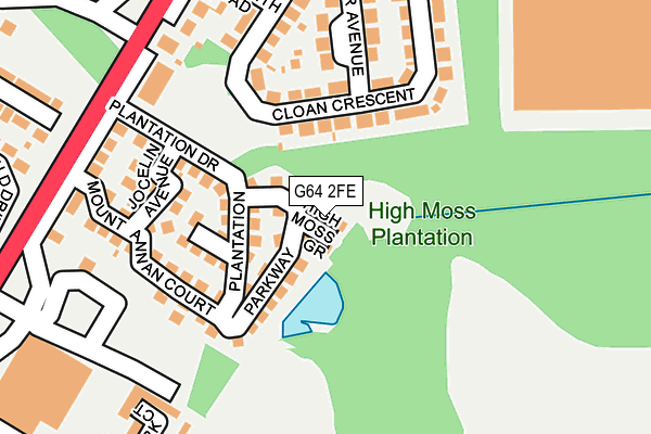 G64 2FE map - OS OpenMap – Local (Ordnance Survey)