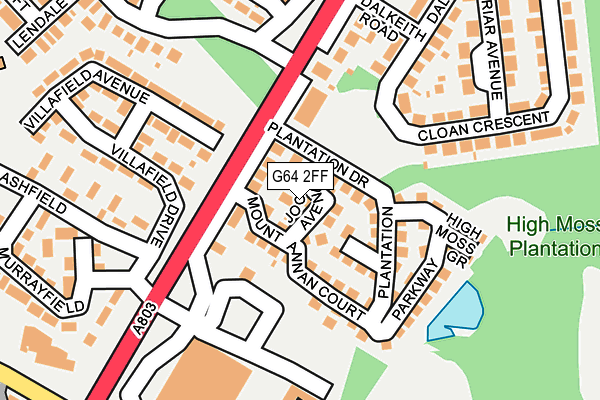 G64 2FF map - OS OpenMap – Local (Ordnance Survey)