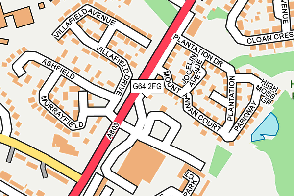 G64 2FG map - OS OpenMap – Local (Ordnance Survey)