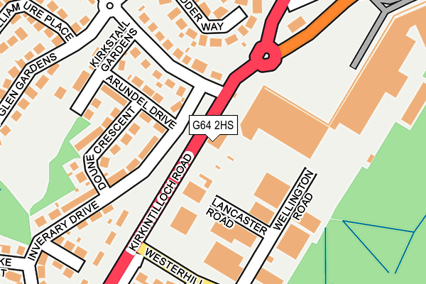 G64 2HS map - OS OpenMap – Local (Ordnance Survey)