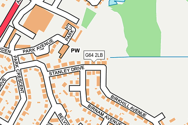 G64 2LB map - OS OpenMap – Local (Ordnance Survey)