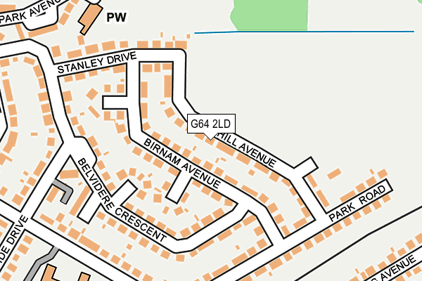 G64 2LD map - OS OpenMap – Local (Ordnance Survey)