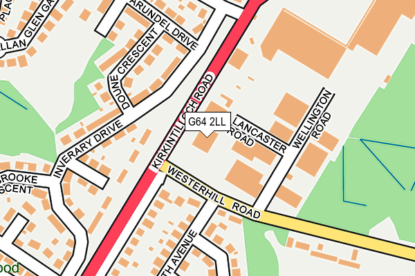 G64 2LL map - OS OpenMap – Local (Ordnance Survey)