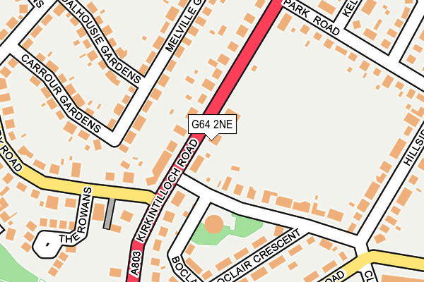 G64 2NE map - OS OpenMap – Local (Ordnance Survey)