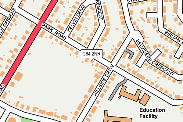 G64 2NR map - OS OpenMap – Local (Ordnance Survey)