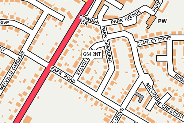 G64 2NT map - OS OpenMap – Local (Ordnance Survey)