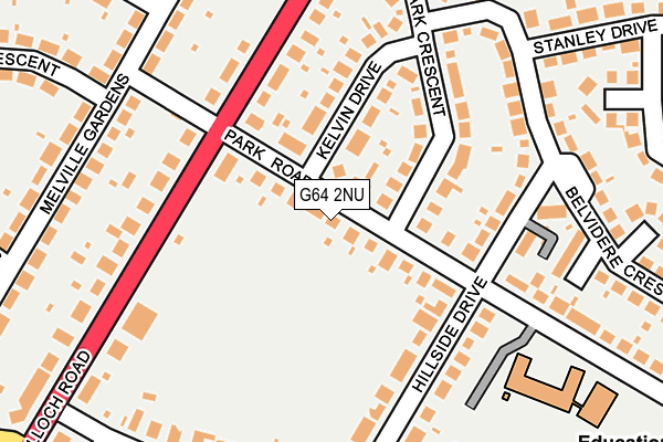 G64 2NU map - OS OpenMap – Local (Ordnance Survey)
