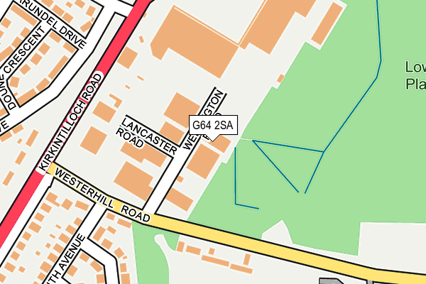 G64 2SA map - OS OpenMap – Local (Ordnance Survey)