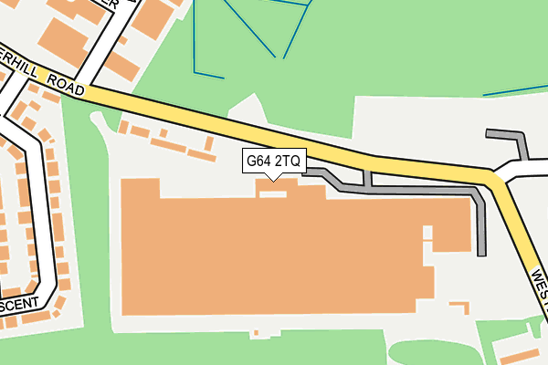 G64 2TQ map - OS OpenMap – Local (Ordnance Survey)