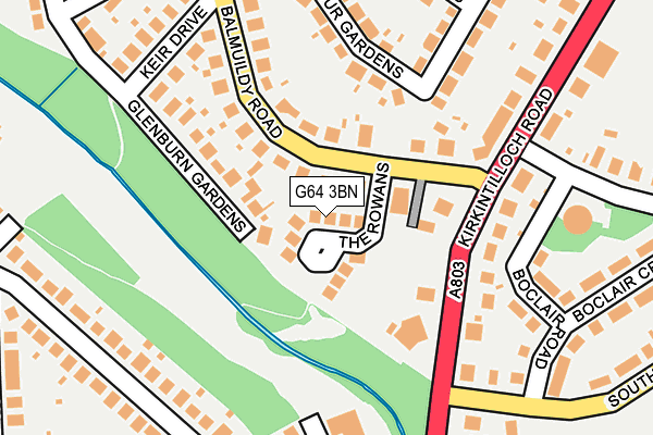G64 3BN map - OS OpenMap – Local (Ordnance Survey)