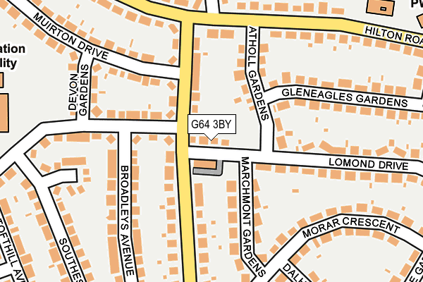 G64 3BY map - OS OpenMap – Local (Ordnance Survey)