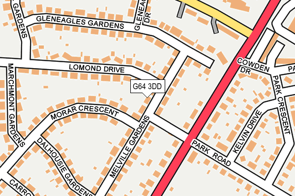 G64 3DD map - OS OpenMap – Local (Ordnance Survey)