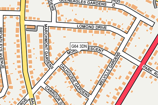G64 3DN map - OS OpenMap – Local (Ordnance Survey)