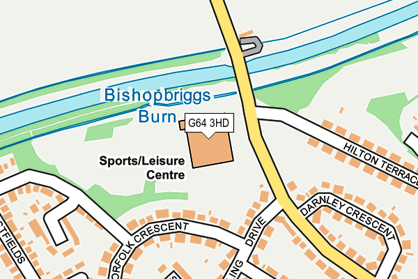 G64 3HD map - OS OpenMap – Local (Ordnance Survey)