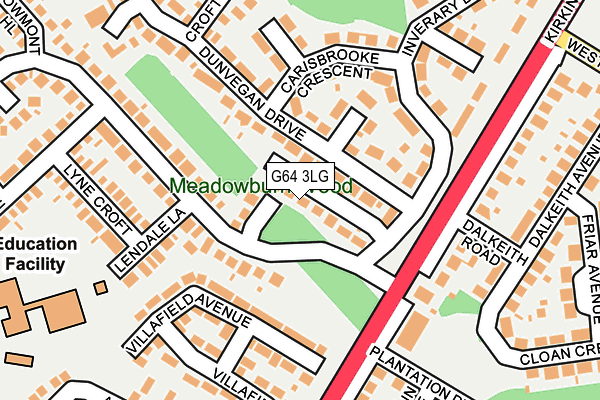 G64 3LG map - OS OpenMap – Local (Ordnance Survey)