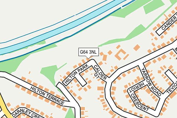 G64 3NL map - OS OpenMap – Local (Ordnance Survey)