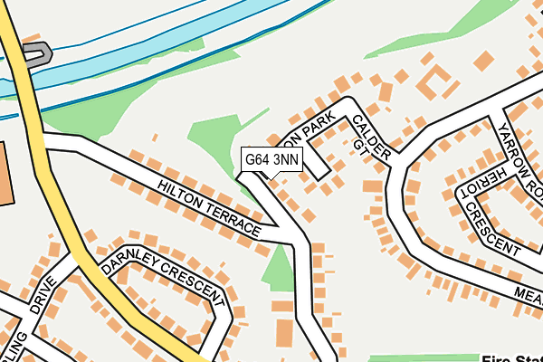 G64 3NN map - OS OpenMap – Local (Ordnance Survey)