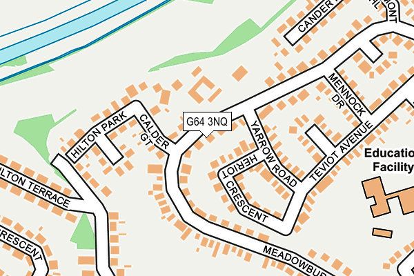 G64 3NQ map - OS OpenMap – Local (Ordnance Survey)