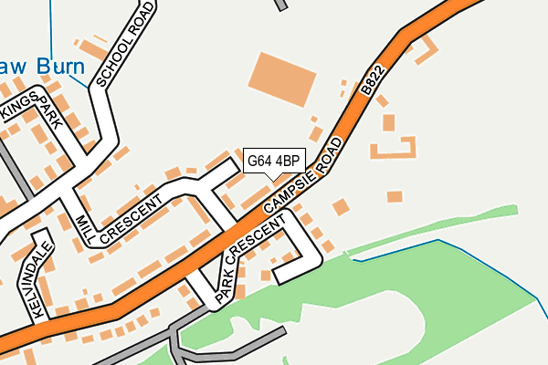 G64 4BP map - OS OpenMap – Local (Ordnance Survey)