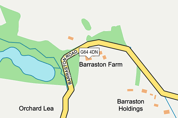 G64 4DN map - OS OpenMap – Local (Ordnance Survey)