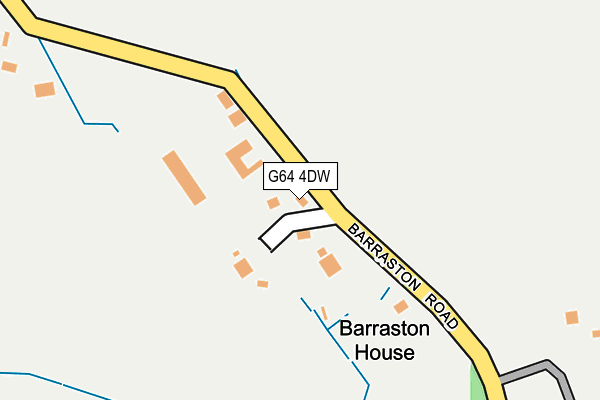 G64 4DW map - OS OpenMap – Local (Ordnance Survey)