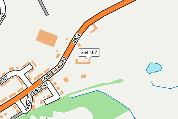 G64 4EZ map - OS OpenMap – Local (Ordnance Survey)