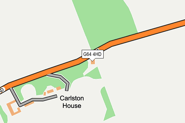 G64 4HD map - OS OpenMap – Local (Ordnance Survey)