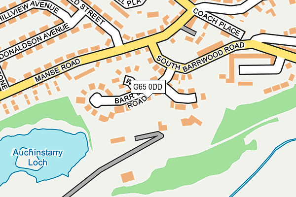 G65 0DD map - OS OpenMap – Local (Ordnance Survey)