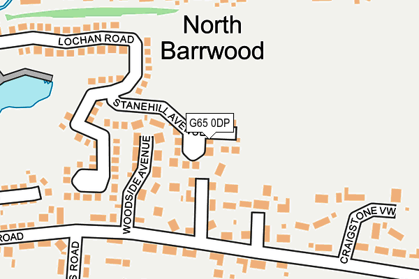 G65 0DP map - OS OpenMap – Local (Ordnance Survey)