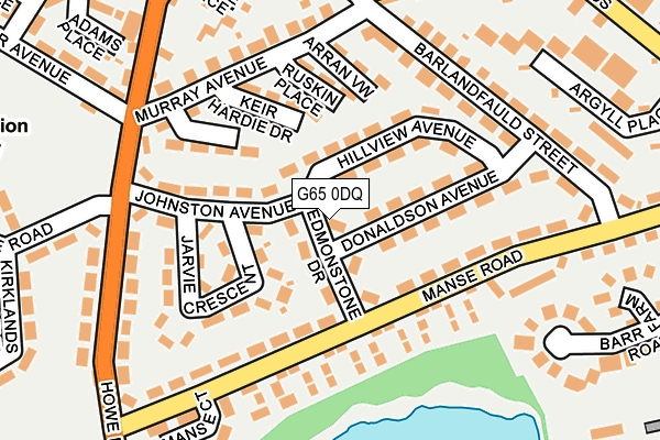 G65 0DQ map - OS OpenMap – Local (Ordnance Survey)