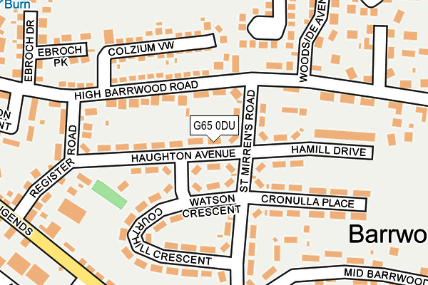 G65 0DU map - OS OpenMap – Local (Ordnance Survey)