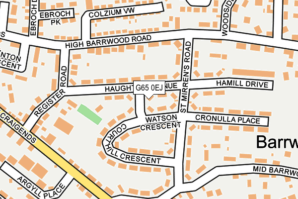 G65 0EJ map - OS OpenMap – Local (Ordnance Survey)