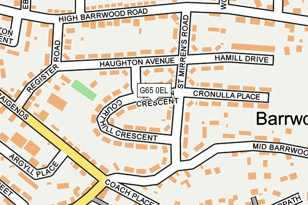 G65 0EL map - OS OpenMap – Local (Ordnance Survey)