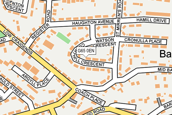 G65 0EN map - OS OpenMap – Local (Ordnance Survey)