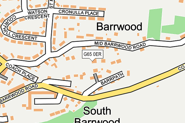 G65 0ER map - OS OpenMap – Local (Ordnance Survey)