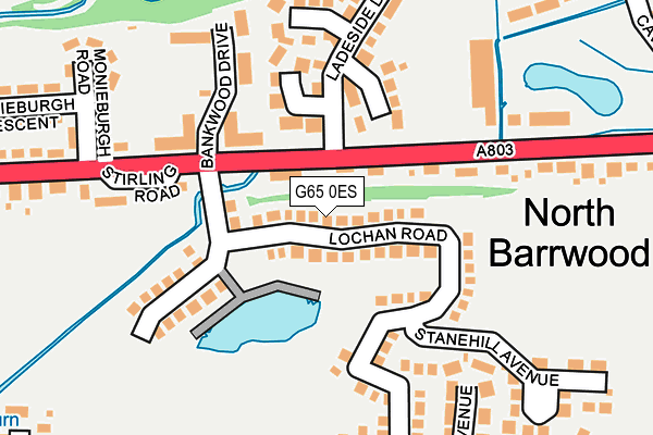 G65 0ES map - OS OpenMap – Local (Ordnance Survey)