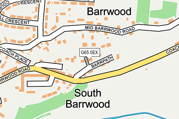 G65 0EX map - OS OpenMap – Local (Ordnance Survey)