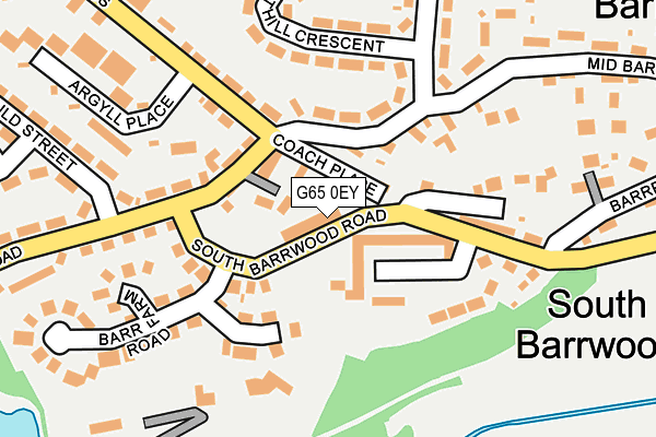 G65 0EY map - OS OpenMap – Local (Ordnance Survey)