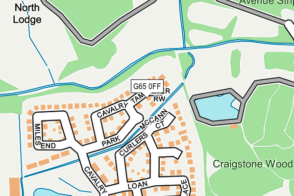 G65 0FF map - OS OpenMap – Local (Ordnance Survey)