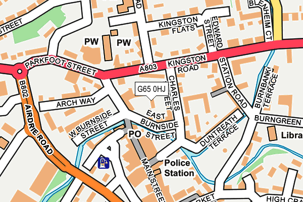 G65 0HJ map - OS OpenMap – Local (Ordnance Survey)