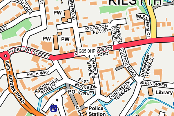 G65 0HP map - OS OpenMap – Local (Ordnance Survey)