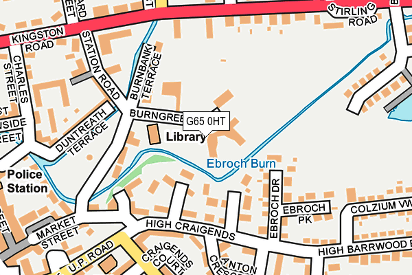 G65 0HT map - OS OpenMap – Local (Ordnance Survey)