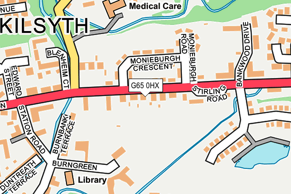 G65 0HX map - OS OpenMap – Local (Ordnance Survey)