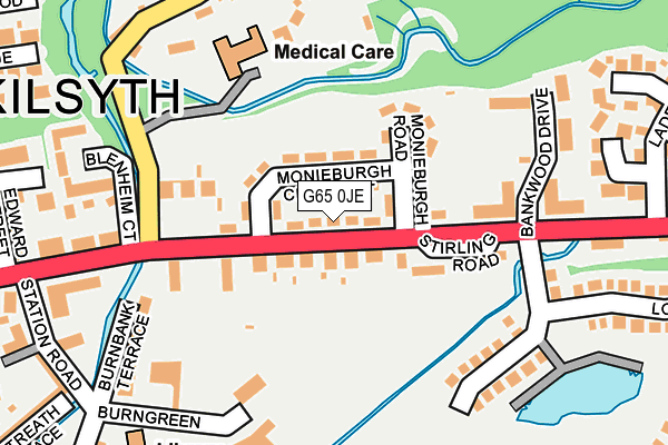 G65 0JE map - OS OpenMap – Local (Ordnance Survey)