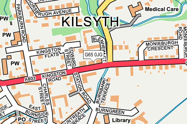 G65 0JG map - OS OpenMap – Local (Ordnance Survey)