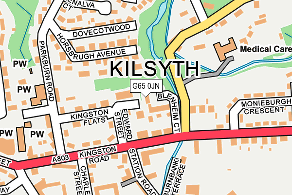 G65 0JN map - OS OpenMap – Local (Ordnance Survey)