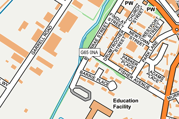 G65 0NA map - OS OpenMap – Local (Ordnance Survey)