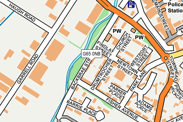 G65 0NB map - OS OpenMap – Local (Ordnance Survey)